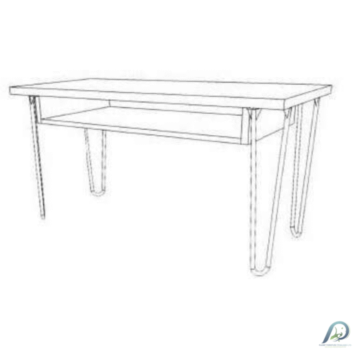 TV Cabinet with Shelf MD7053 – ตู้วางทีวีไม้แท้ดีไซน์มินิมอล