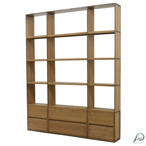 Bookshelf KD MD7069KD – ชั้นหนังสือไม้แท้ดีไซน์มินิมอล