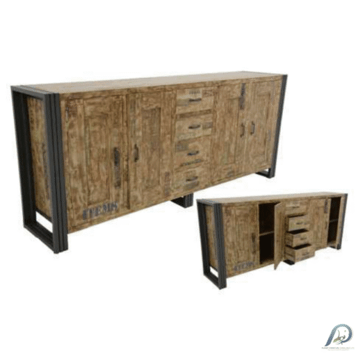 Sideboard MD7117 – ตู้เก็บของไม้แท้สไตล์มินิมอล