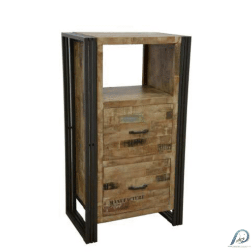 Chest of 2 Drawers MD7123 – ตู้ลิ้นชักไม้แท้มินิมอล 2 ช่อง