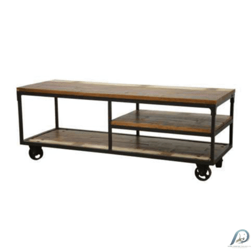 TV Furniture MD7202 – ตู้วางทีวีไม้แท้สไตล์มินิมอล