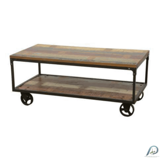 Low Table MD7203 – โต๊ะกลางไม้แท้สไตล์มินิมอล