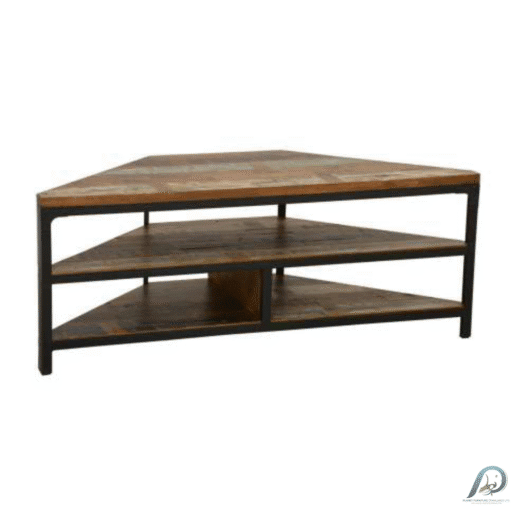 TV Corner MD7212 – ตู้วางทีวีเข้ามุมไม้แท้สไตล์มินิมอล