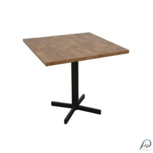 Table Square Tube MD7235-1 – โต๊ะไม้แท้ทรงสี่เหลี่ยมมินิมอล