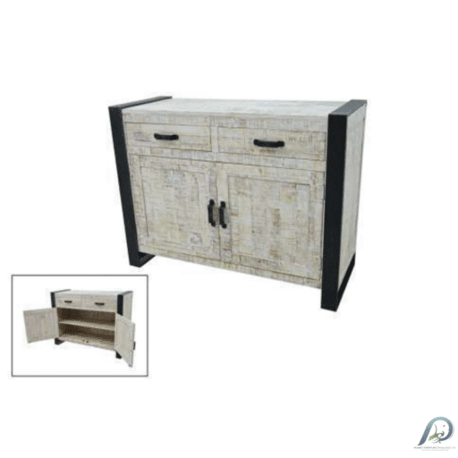 Buffet 2 Doors 2 Drawers MD7502 – ตู้บุฟเฟ่ต์ไม้ 120 ซม. 2 บานเปิด 2 ลิ้นชัก
