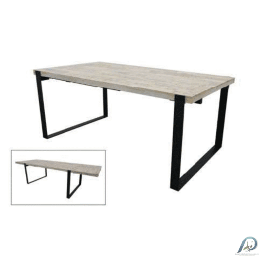 Extension Dining Table MD7503-1KD – โต๊ะทานอาหารไม้ขยายได้ 180-280 ซม.