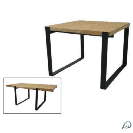 Extension Dining Table MD7504KD – โต๊ะทานอาหารไม้ขยายได้ 100-180 ซม.
