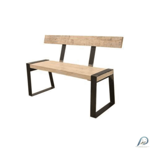 Wooden Bench MD7507KD – ม้านั่งยาวไม้มีพนักพิง 120 ซม.