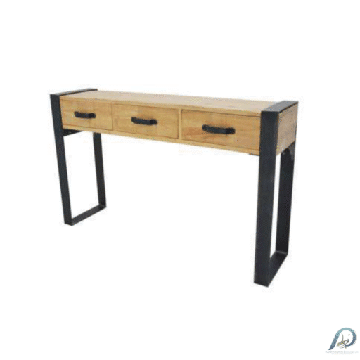 Console Table MD7513KD – โต๊ะคอนโซลไม้ 3 ลิ้นชัก