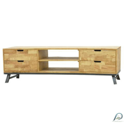 ชั้นวางทีวีไม้แท้ 4 ลิ้นชัก MD7717 ขนาด 2 เมตร