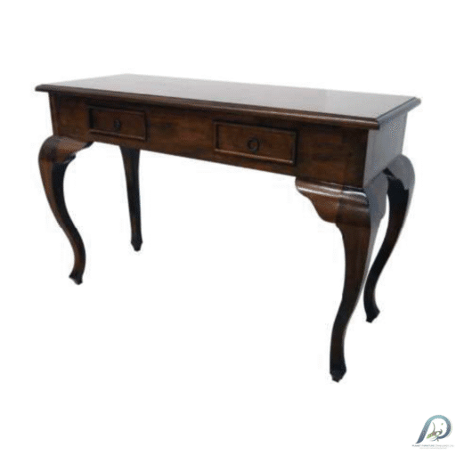 โต๊ะคอนโซลไม้แท้ 2 ลิ้นชัก MD8010 (120 ซม.) สไตล์หรู