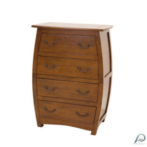 Chest 4 Drawers MD8038 ตู้ลิ้นชักไม้แท้ 4 ชั้น ทรงสูง