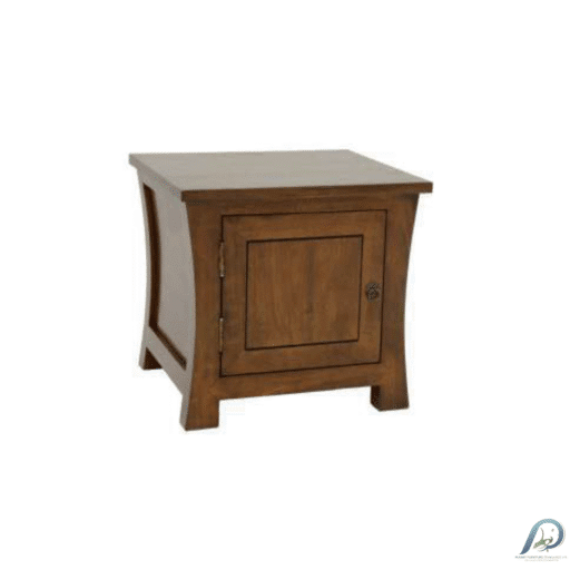 Sofa End Chest MD8053 ตู้ข้างโซฟาไม้แท้ 1 บานเปิด สไตล์เซน