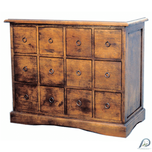 MD8136 ตู้เก็บแผ่นซีดีไม้แท้ 12 ลิ้นชัก (CD Rack)