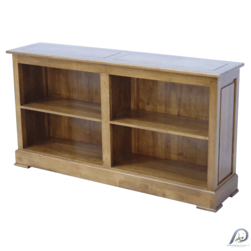 MD8176 ชั้นวางหนังสือทรงเตี้ยไม้แท้ (Low Bookshelf)