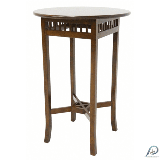 MD8268 โต๊ะบาร์ไม้แท้ทรงสูง หน้ากว้าง 76 ซม. ดีไซน์คลาสสิก