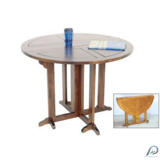MD8272 โต๊ะอาหารไม้แท้ทรงกลม ดีไซน์คลาสสิก (Round Table)
