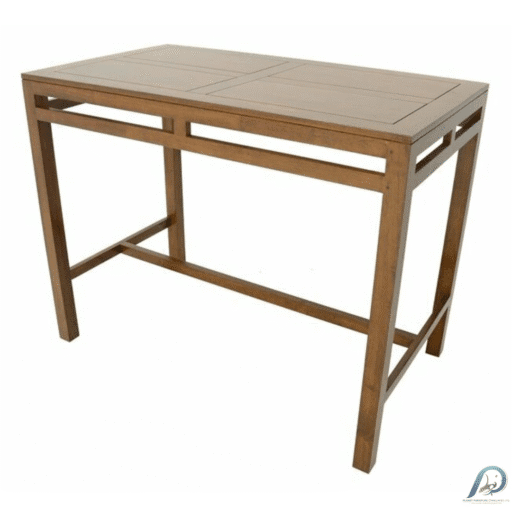 MD8280-2 โต๊ะบาร์ไม้แท้หน้ากว้าง ทรงสูง ดีไซน์โมเดิร์น (Long Bar Table)