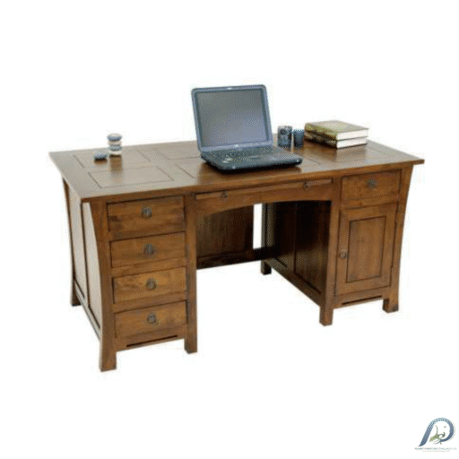 MD8334 โต๊ะทำงานไม้แท้ ดีไซน์มินิมอล