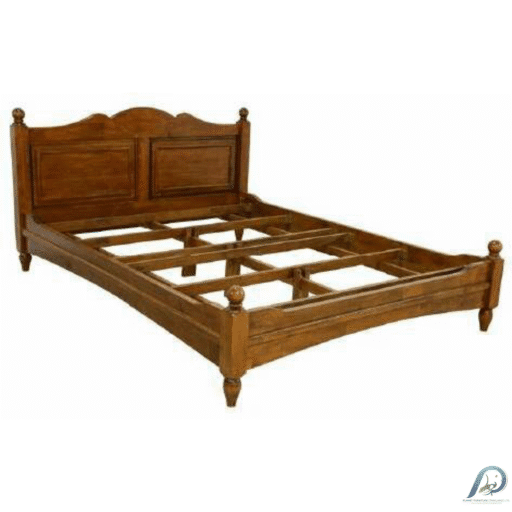 MD8347QT Bed Frame เตียงนอนไม้แท้ Queen Size แบบถอดประกอบได้ (Knock Down)