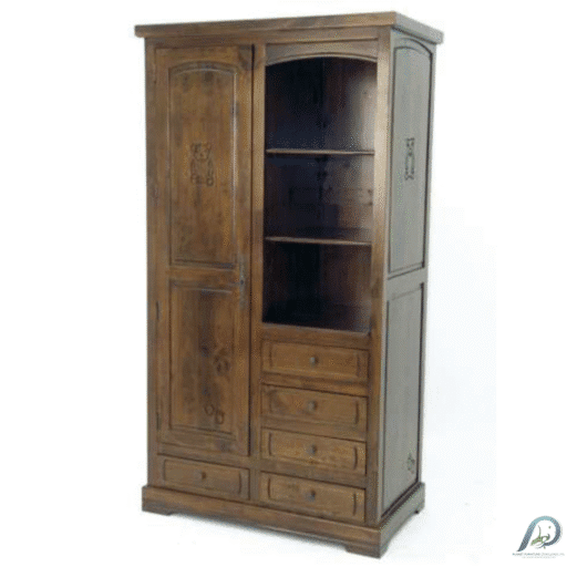 MD8375 ตู้เสื้อผ้าเด็กไม้แท้ (Children Wardrobe) ดีไซน์น่ารัก แข็งแรง