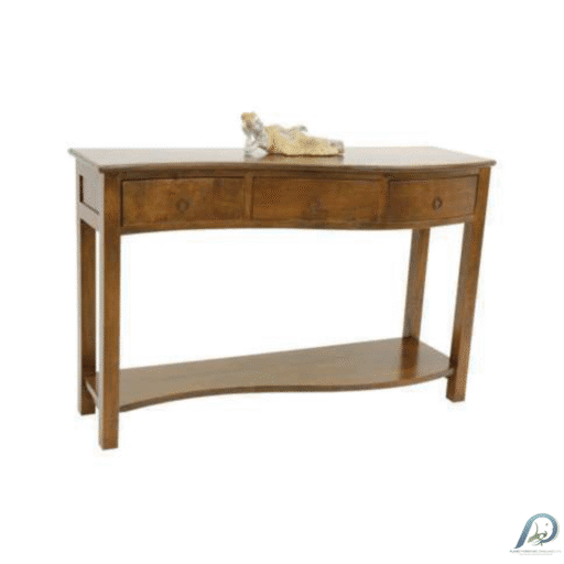 MD8397 โต๊ะคอนโซลไม้แท้ (Console Table) 3 ลิ้นชัก สไตล์เรียบหรู
