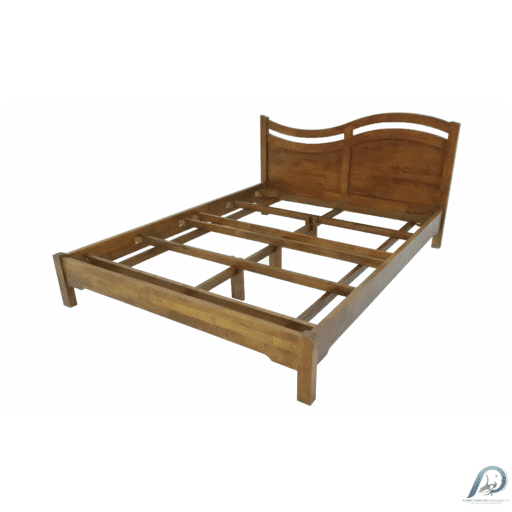 MD8406SQF Wooden Queen Bed – เตียงนอนไม้แท้ 5 ฟุต รุ่นไร้ท้ายเตียง