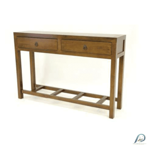 MD8422 Wooden Console Table 2 Drawers – โต๊ะคอนโซลไม้แท้ 2 ลิ้นชัก