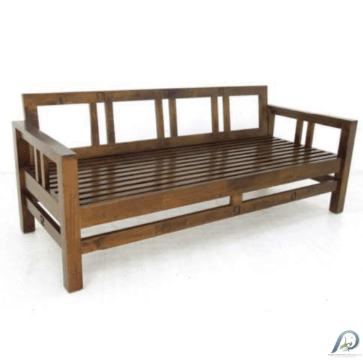 MD8515-1 Simple Wooden Sofa – โซฟาไม้แท้สไตล์มินิมอล