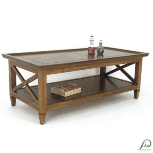 MD8550 Low Table – โต๊ะกลางโซฟาไม้แท้ (Real Wood) ดีไซน์ Palatino เรียบหรู