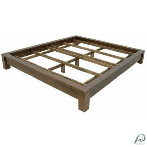 MD8592KF Complete Bed – เตียงนอนไม้แท้ 6 ฟุต (King Size) ดีไซน์ลอยตัว