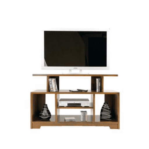 MD8596 TV Cabinet – ชั้นวางทีวีไม้แท้ ขนาด 124 ซม.