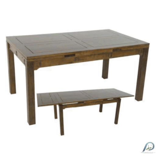 MD8608KD Dining Table – โต๊ะทานข้าวไม้แท้ 4-6 ที่นั่ง ขนาด 150 ซม.