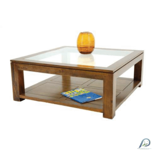 MD8614 Low Table – โต๊ะกลางไม้แท้ ทรงสี่เหลี่ยมจัตุรัส ขนาด 100 ซม.