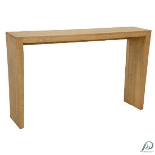 MD8659-2 Console Table – โต๊ะคอนโซลไม้แท้หน้าแคบ ยาว 120 ซม.