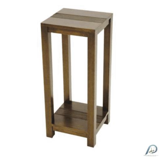 MD8702 Wooden Flower Stand / Console Table – โต๊ะวางดอกไม้ไม้แท้ ทรงสูง