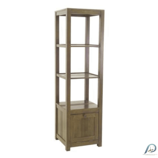 Column 1 Door MD8707 – ตู้โชว์ทรงสูงไม้แท้