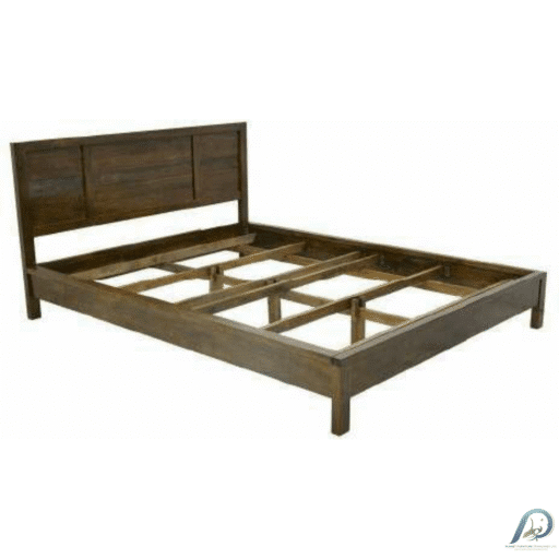 Bed Frame MD8721KT – เตียงนอนไม้แท้ 6 ฟุต