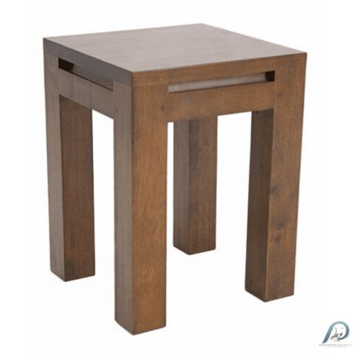 MD8799 Wooden Stool – เก้าอี้สตูลไม้แท้ทรงเหลี่ยม ดีไซน์สแกนดิเนเวียน