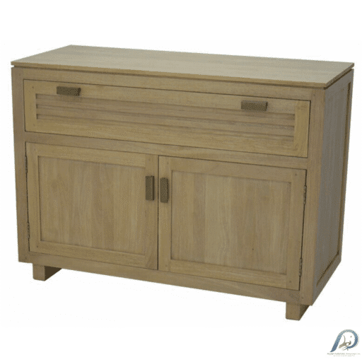 MD8803 Sideboard – ตู้ไซด์บอร์ดไม้แท้ 1 ลิ้นชัก 2 บานเปิด ดีไซน์โมเดิร์น