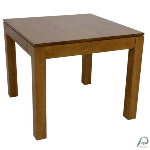 MD8834KD Dining Table – โต๊ะทานข้าวไม้แท้ ขยายได้ 90-150 ซม.
