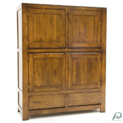 MD8841 Cupboard – ตู้เก็บของไม้แท้ 4 ประตู 2 ลิ้นชัก