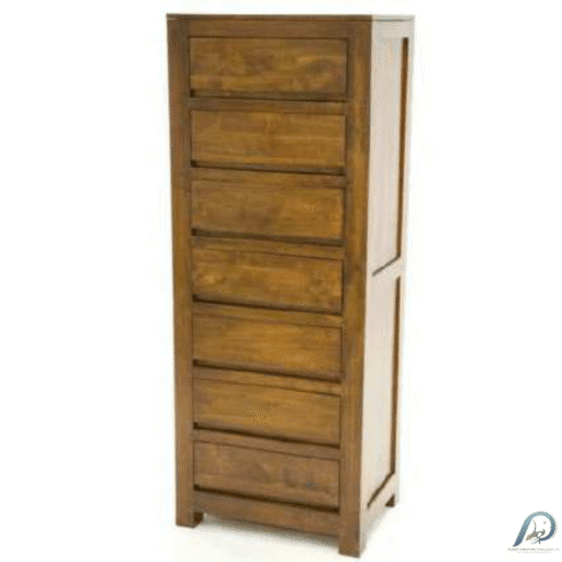 MD8844 Chest of Drawers – ตู้ลิ้นชักไม้แท้ 7 ชั้น ทรงสูง