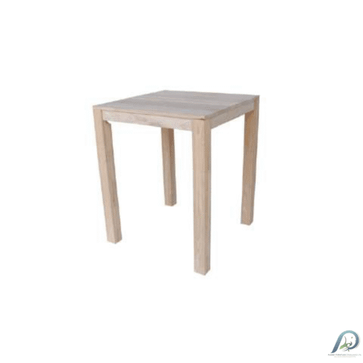 MD8859KD-5 Bar Table – โต๊ะบาร์ไม้แท้ ทรงสูง ดีไซน์สี่เหลี่ยมจัตุรัส