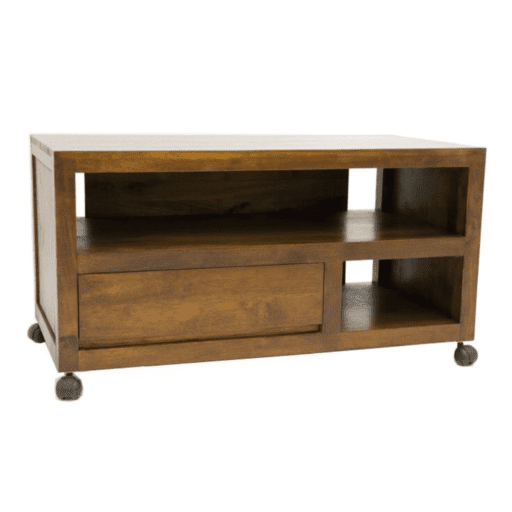 MD8862 TV Cabinet – ตู้วางทีวีไม้แท้ 1 ลิ้นชัก ดีไซน์สแกนดิเนเวียน