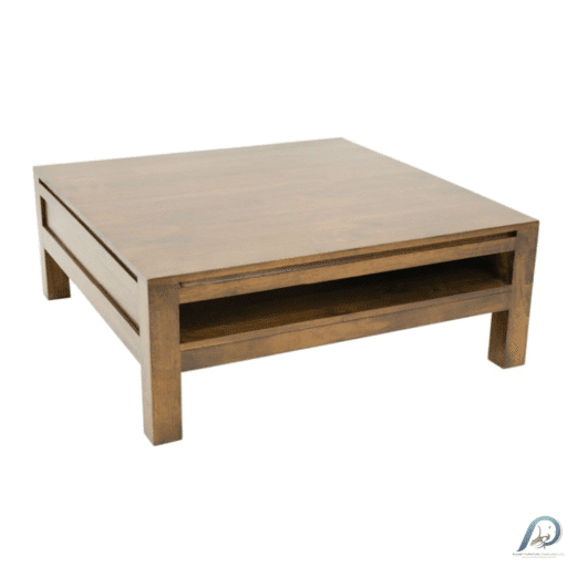 MD8863 Low Table – โต๊ะกลางไม้แท้ ทรงสี่เหลี่ยมจัตุรัส ดีไซน์โมเดิร์น