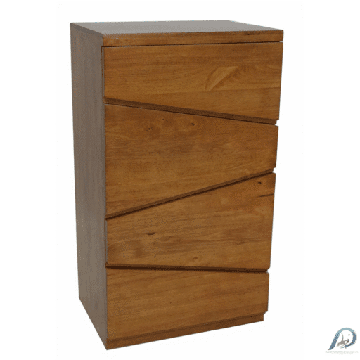 MD8872 Chest of 4 Drawers – ตู้ลิ้นชักไม้แท้ 4 ชั้น ทรงสูง ดีไซน์โมเดิร์น