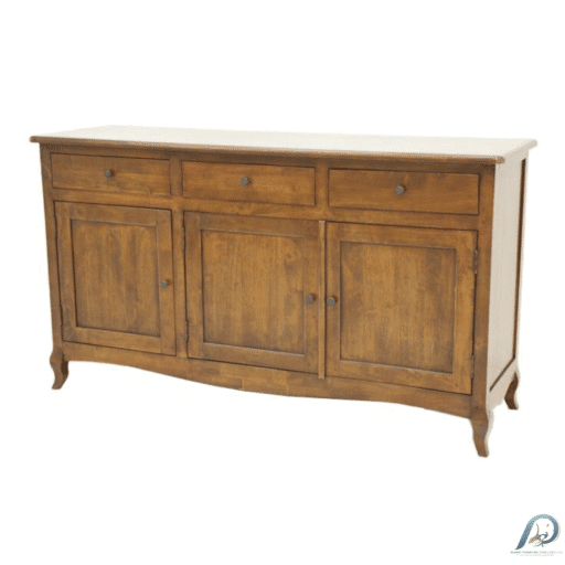 MD8890 Cupboard – ตู้เก็บของไม้แท้ 3 บานเปิด 3 ลิ้นชัก ขนาดใหญ่ ดีไซน์ฟลอเรนซ์