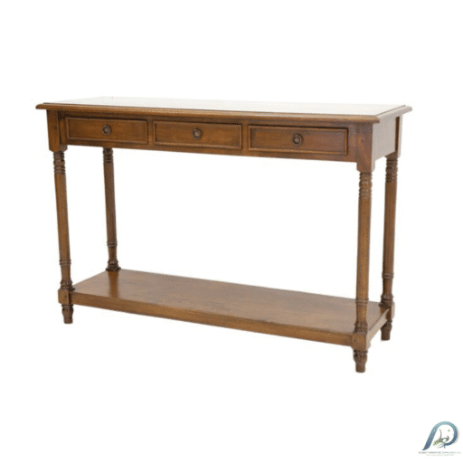 MD8895 Console Table – โต๊ะคอนโซลไม้แท้ 3 ลิ้นชัก ดีไซน์ปารีสคอลเลกชัน
