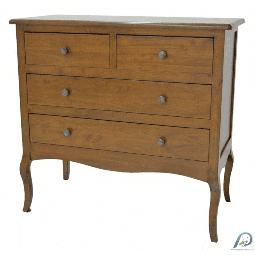 MD8902 Chest of 4 Drawers ตู้ลิ้นชักไม้แท้ 4 ช่อง Florence Collection